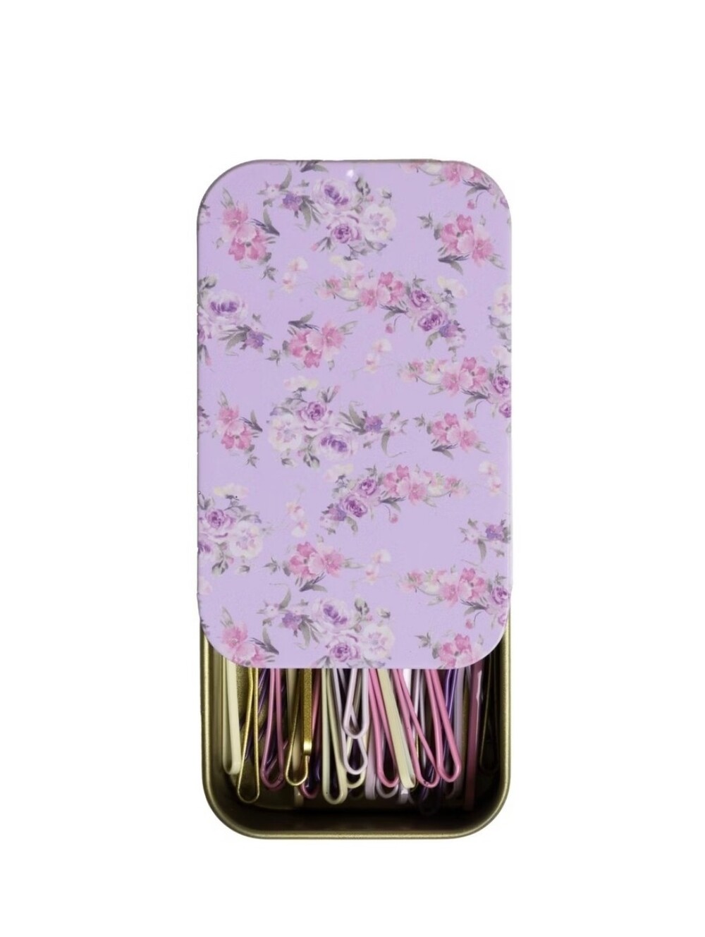 LoveShackFancy x Target Goody Happy Thoughts Matchbox Bobby Pins Hibiscus